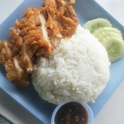 ข้าวไก่ทอดจิ้มแจ่ว