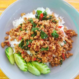 ผัดกะเพราหมูสับ