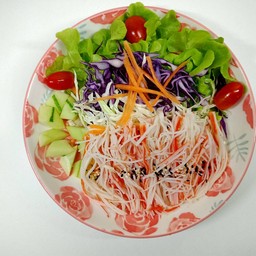 สลัดผักปูอัด