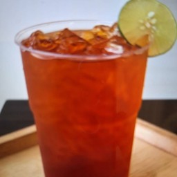 ชามะนาวเย็น Thai Iced Lime Tea(บรรจุขวด 250ml)