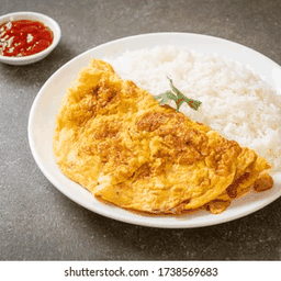 ข้าวไข่เจียวหมูสับ