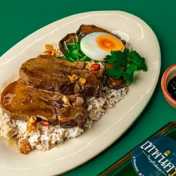 ข้าวหน้าลิ้นวัวตุ๋นยาจีน Beef Tongue Rice Bowl