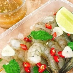 กุ้งแช่น้ำปลา