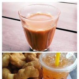 นะดีชากระสอบท่าเคียน  ติดร้านโจ๊กท่าเคียน นะดีชากระสอบ