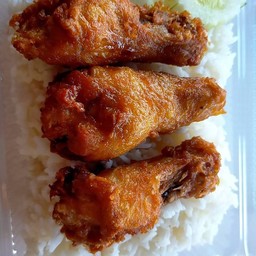 ข้าวสวยไก่ทอด