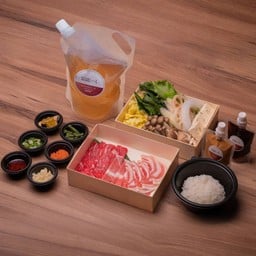 Shabu Set - Mixed  Beef & Pork (เซตรวมเนื้อและหมู)