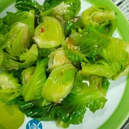 ผัดผักแขนงปลาเค็ม