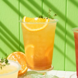 Mango Passion Fruits with Orange Iced Tea