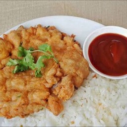 ข้าวไข่เจียวกุ้งสับ