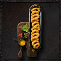 ONION RING TRAY WITH CHEESE