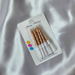 เทียนเกลียวสั้นสีทอง