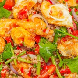 ยำไข่ดาว