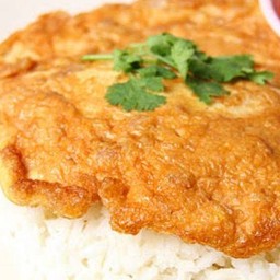 ไข่เจียวหมูสับ(ราดข้าว)