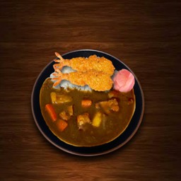 Tempura curry rice