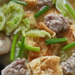 ต้มจืดไข่น้ำหมูสับ