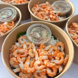 ข้าวหน้ากุ้งตะกาด