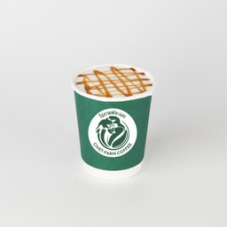 นมสดคาราเมล ร้อน