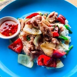 หมูผัดพริกไทยดำ