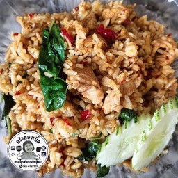 ข้าวกะเพราคลุก ต้องเบิ้ล