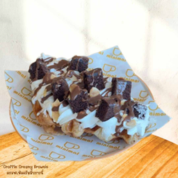 Croffle Creamy Brownie  ครอฟเฟิลครีมบราวนี่