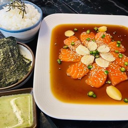 แซลมอนดองซีอิ๊ว