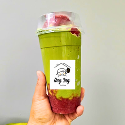 ชาเขียวสตอเบอร์รี่ปั่น