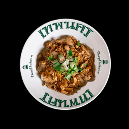 ข้าวต้มแห้งเนื้อ Dried Rice Porridge with Braised Beef