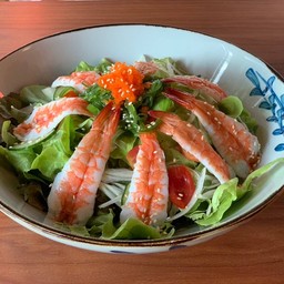 สลัดกุ้ง+น้ำสลัดสูตรพิเศษ