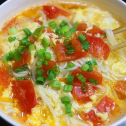 番茄鸡蛋汤面