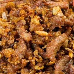 หมูทอดกระเทียมพริกไทย1ขีด