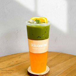 Matcha Orange  (มัทฉะน้ำส้มสด)