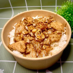 ทอดกระเทียม (กับข้าว)
