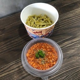 มาค่ะ !! สายคลีน  เส้นพาสต้าผักโขม ซอสมะเขือเทศ Low sodium อกไก่สับคลีน (245kcal)