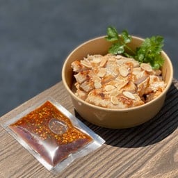 กับข้าว อกไก่ย่างอัลมอนด์ (214kcal)