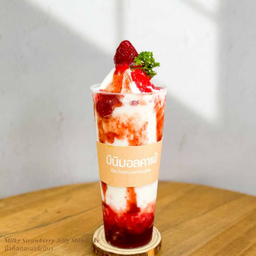 milky strawberry jelly