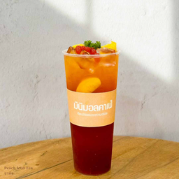 ชาพีช   Peach Iced Tea