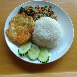 ข้าวกะเพราหมูสับ