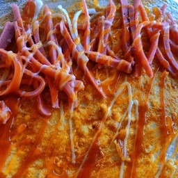 พริกเผาหมูหยองใส้กรอก