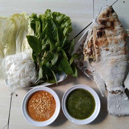 เมี่ยงปลานิลเผาเกลือ