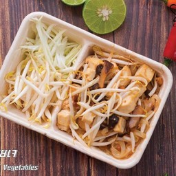 เมนูข้าวกล่อง ผัดไทยเจ