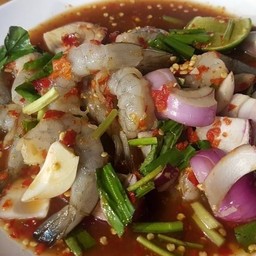 ยำกุ้งสด