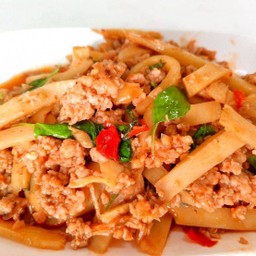 ผัดหน่อไม้#กับข้าว#