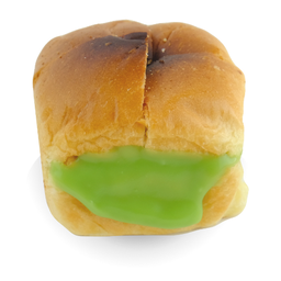 ขนมปังปิ้งเนย + สังขยาใบเตย