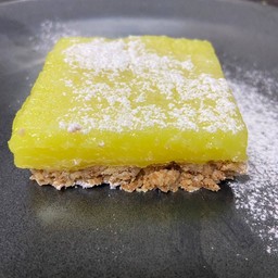 เลม่อนบาร์ วีแกน  vegan Lemon bar