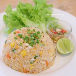 ข้าวผัดไข่ 2 ฟอง (ไม่ใส่เนื้อสัตว์)