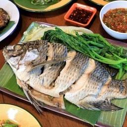 ปลานิลนึ่งจิ่มแจ๋ว