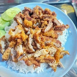 ข้าวหมูทอด