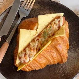 Cheesy Sausage Croissant