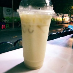 นมสดเย็น.แก้ว