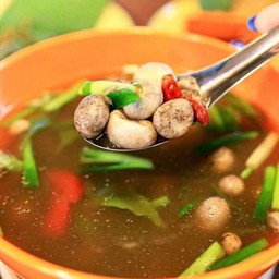 เห็ดเผาะต้มน้ำปลา